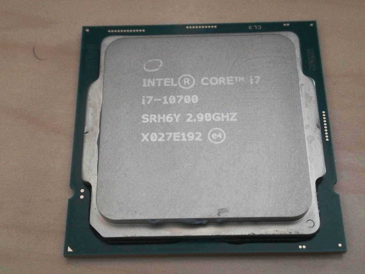 CPU インテルIntel Core i7-10700プロセッサー  動作確認済み　送料無料