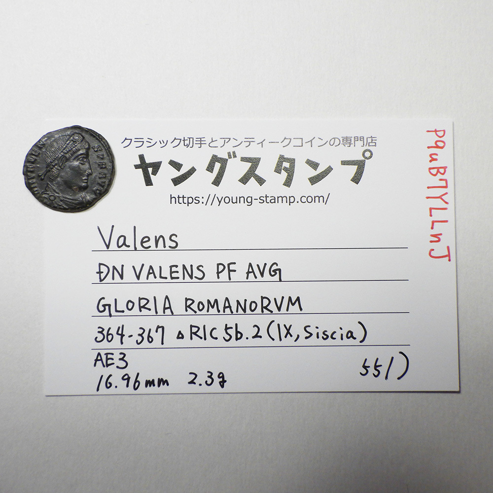 【古代ローマコイン】Valens（ヴァレンス）クリーニング済 ブロンズコイン 銅貨 フォリス(P9uB7YLLnJ)_画像10