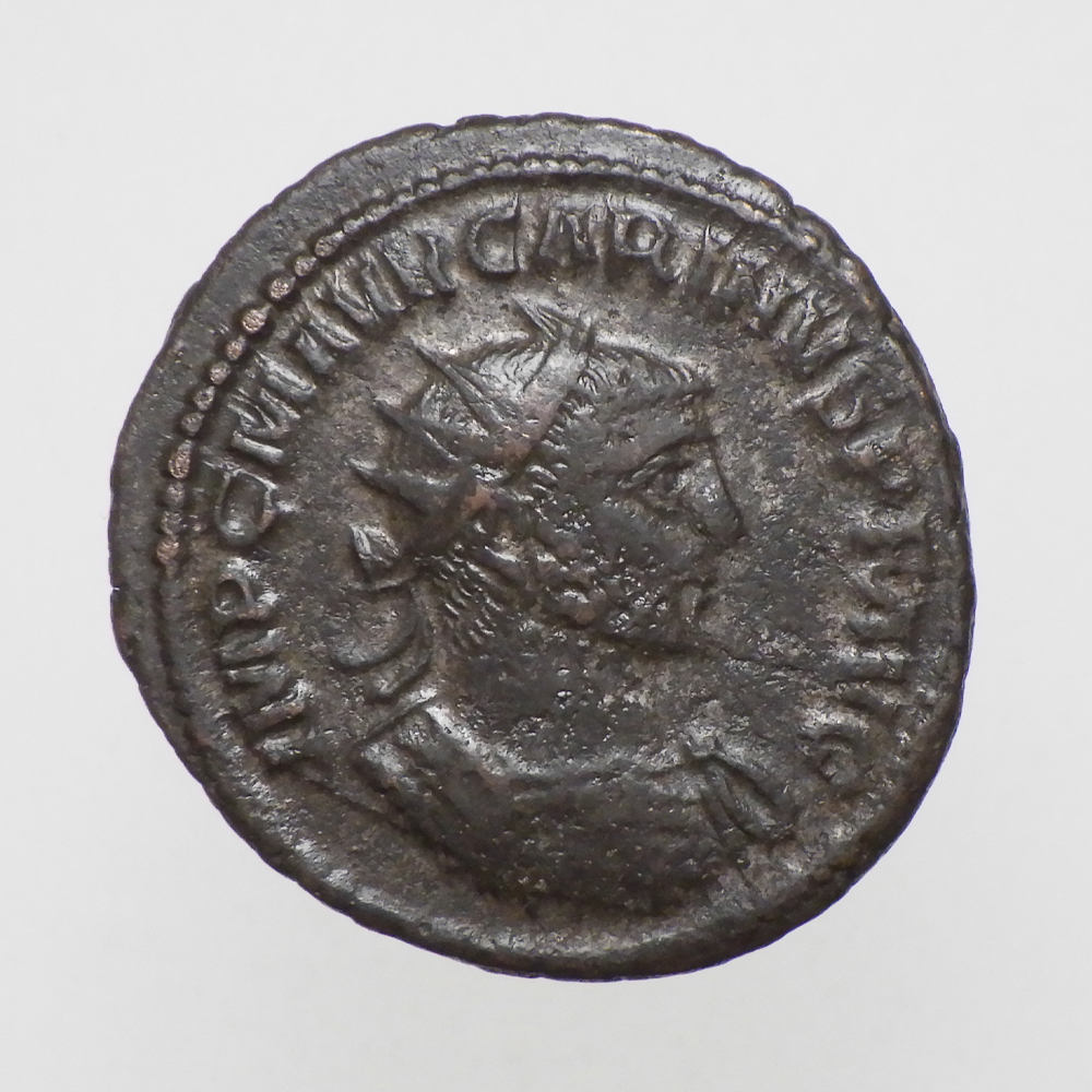 【古代ローマコイン】Carinus（カリヌス）クリーニング済 ブロンズコイン 銅貨 アントニニアヌス(Pf3A2XYxWe)_画像1