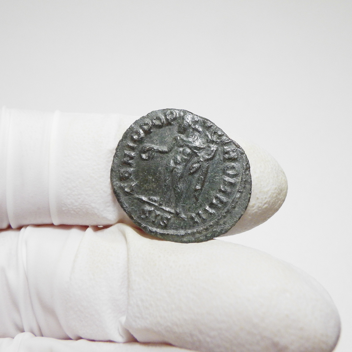 【古代ローマコイン】Severus II（セウェルス2世）クリーニング済 ブロンズコイン 銅貨 フォリス(sN4bAyQ5uW)_画像7