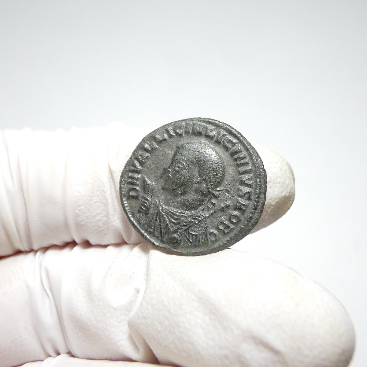 【古代ローマコイン】Licinius II（リキニウス2世）クリーニング済 ブロンズコイン 銅貨 フォリス(nyethMz4jr)_画像4