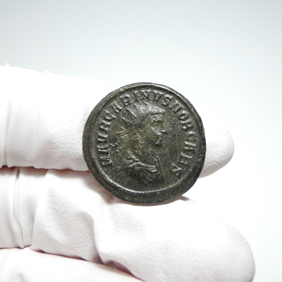 【古代ローマコイン】Carinus（カリヌス）クリーニング済 ブロンズコイン 銅貨 アントニニアヌス(XYKe9FhMK8)_画像3
