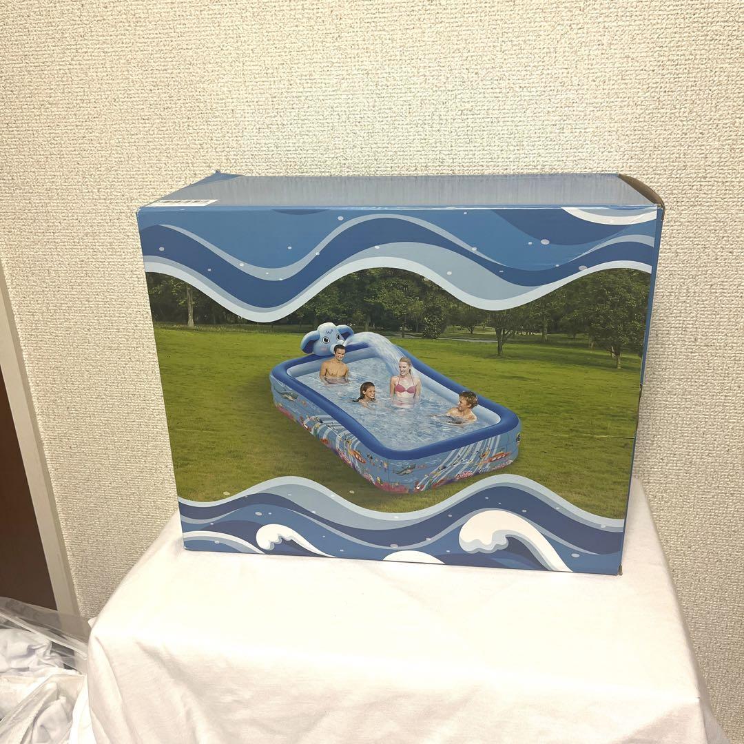 プール 大型 2 5M 噴水プール 家庭用 象 ファミリープール 大容量