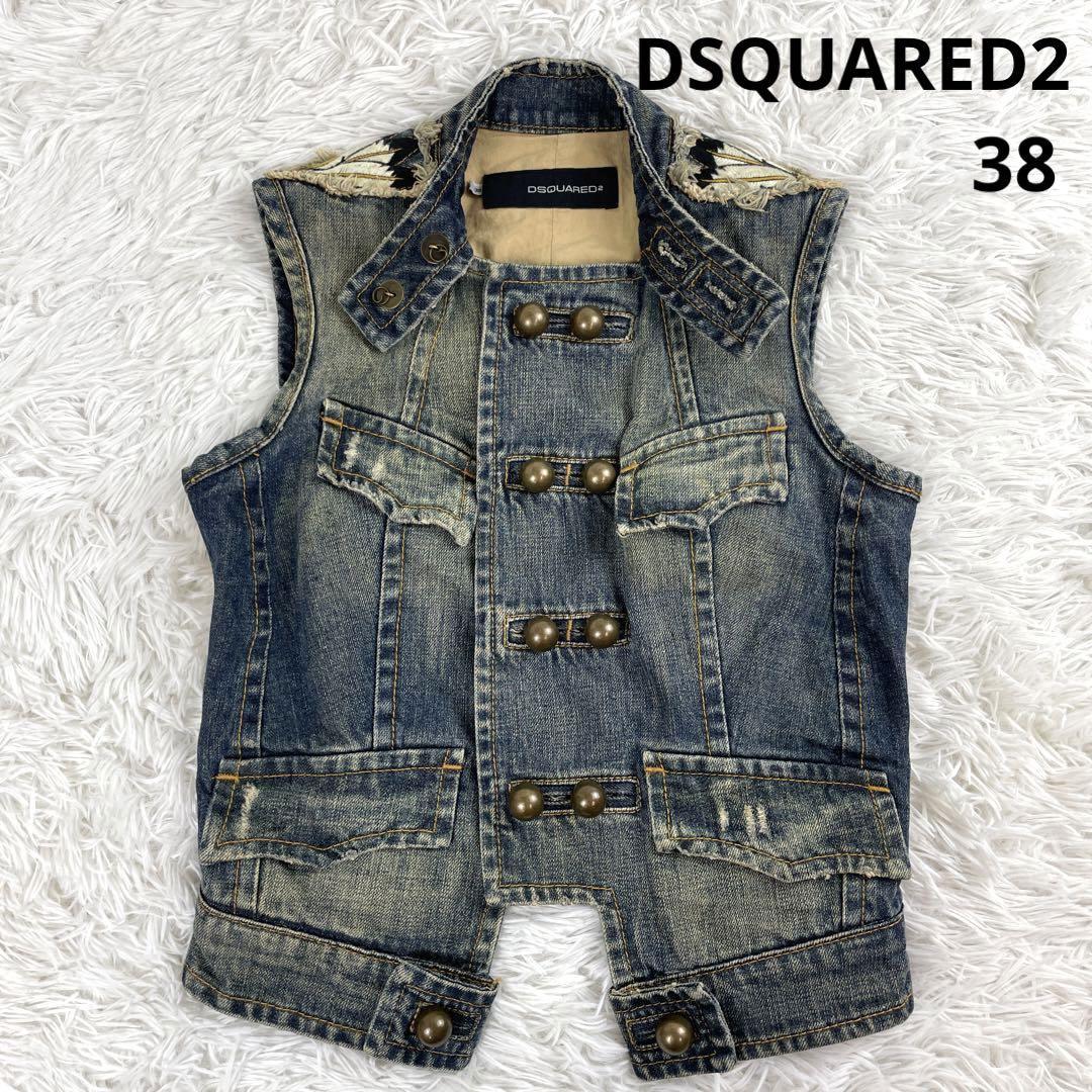 ★希少★DSQUARED 2 デニムジャケット 刺繍 ヴィンテージ_画像1