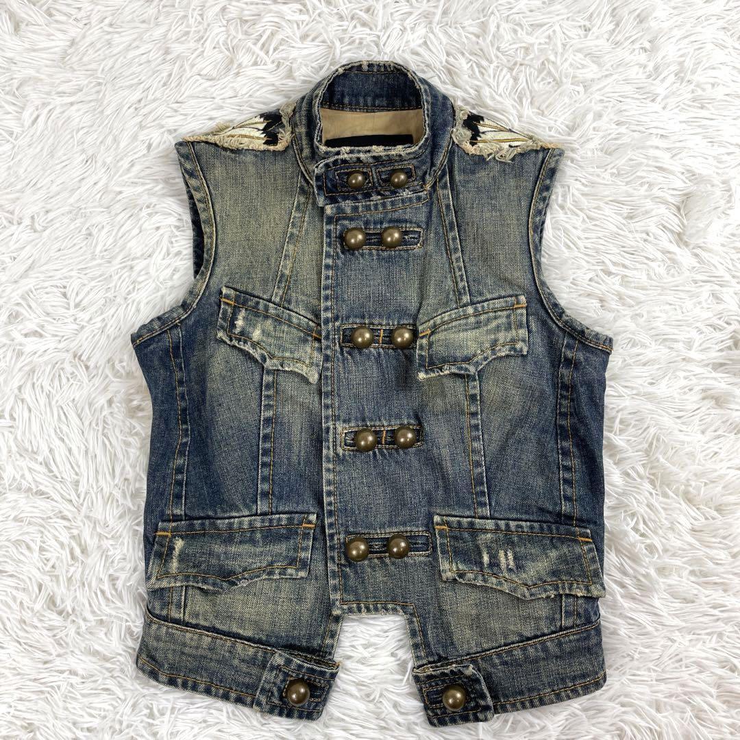 ☆希少☆DSQUARED 2 デニムジャケット 刺繍 ヴィンテージ | www