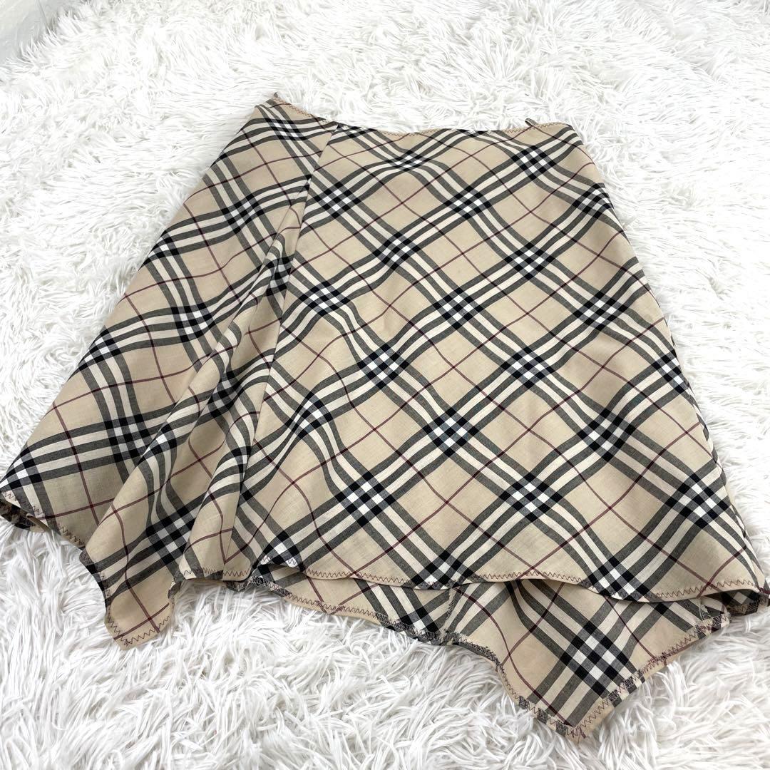 美品】 BURBERRY BLUE LABEL バーバリー スカート ノバチェック