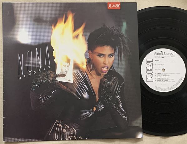 LP ノナ・ヘンドリックス 試聴 プロモ Promo ステディ・アクション Nona Hendryx Material Bill Laswell RPL-8191 白ラベル White Label_画像1