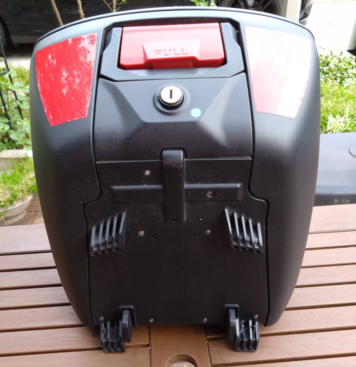 ☆BMW純正トップケース☆中古品☆バックレストパッド付☆R1200R/RS等