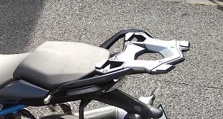☆BMW純正トップケース☆中古品☆バックレストパッド付☆R1200R/RS等