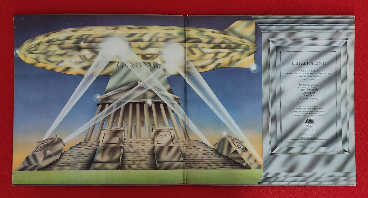 極美! UK Original 初回 ATLANTIC 588198 Led Zeppelin II MAT: A2/B2
