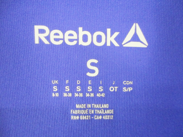 M1940y Reebok●レディース●リーボック＜ワンポイントロゴ・フルジップジャケット＞Sサイズ●Ricicli17_画像8