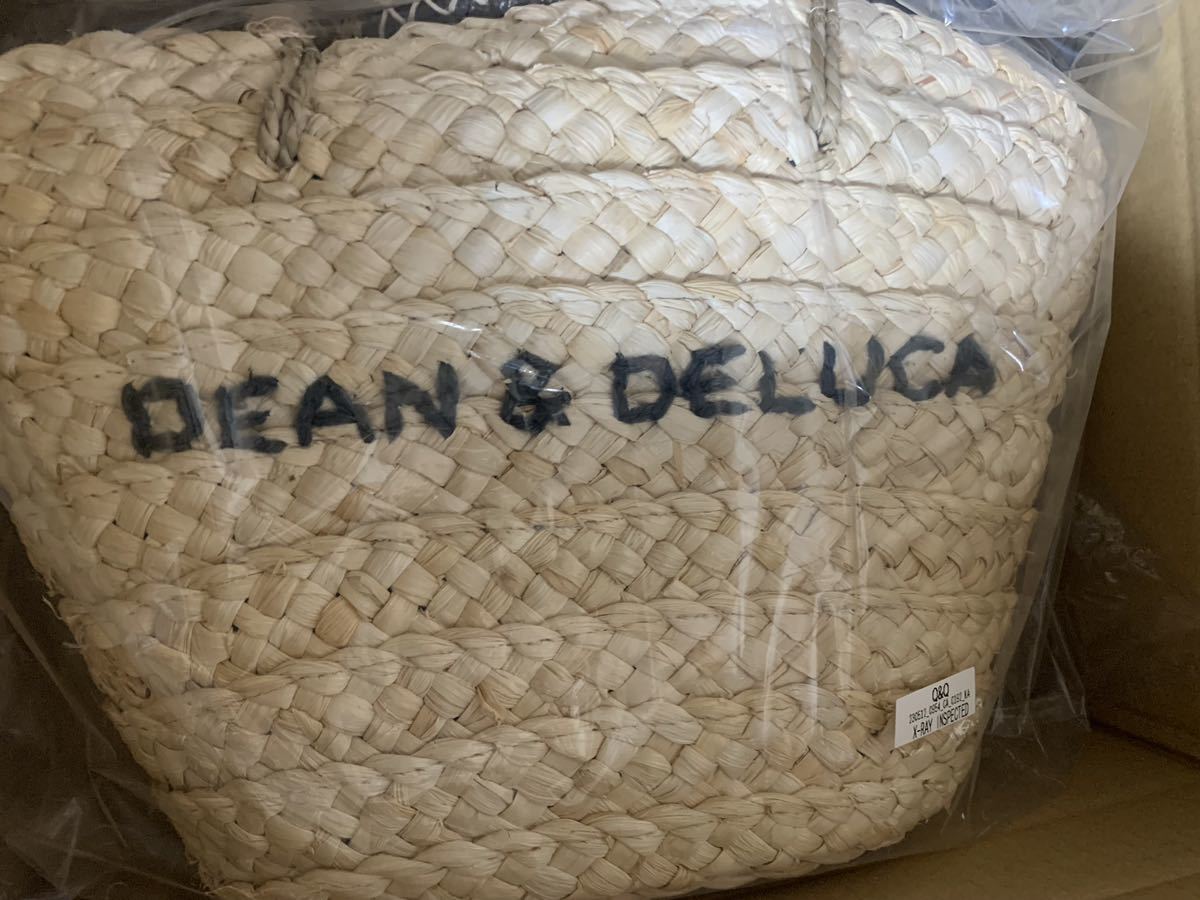 DEAN＆DELUCA × BEAMS COUTURE 保冷カゴバッグ 小 かごバッグ カゴバッグ