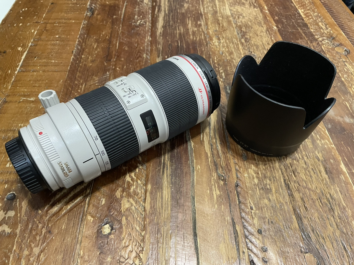 キヤノン CANON EF 70-200mm F2.8 L IS ii USM フード付き - JChere