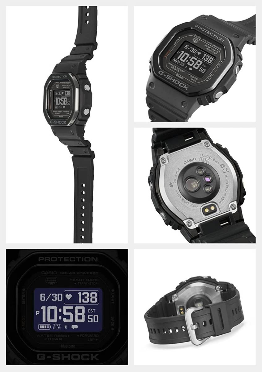 送料無料☆国内正規品☆新品・未使用☆CASIO G-SHOCK G-SQUAD 心拍計