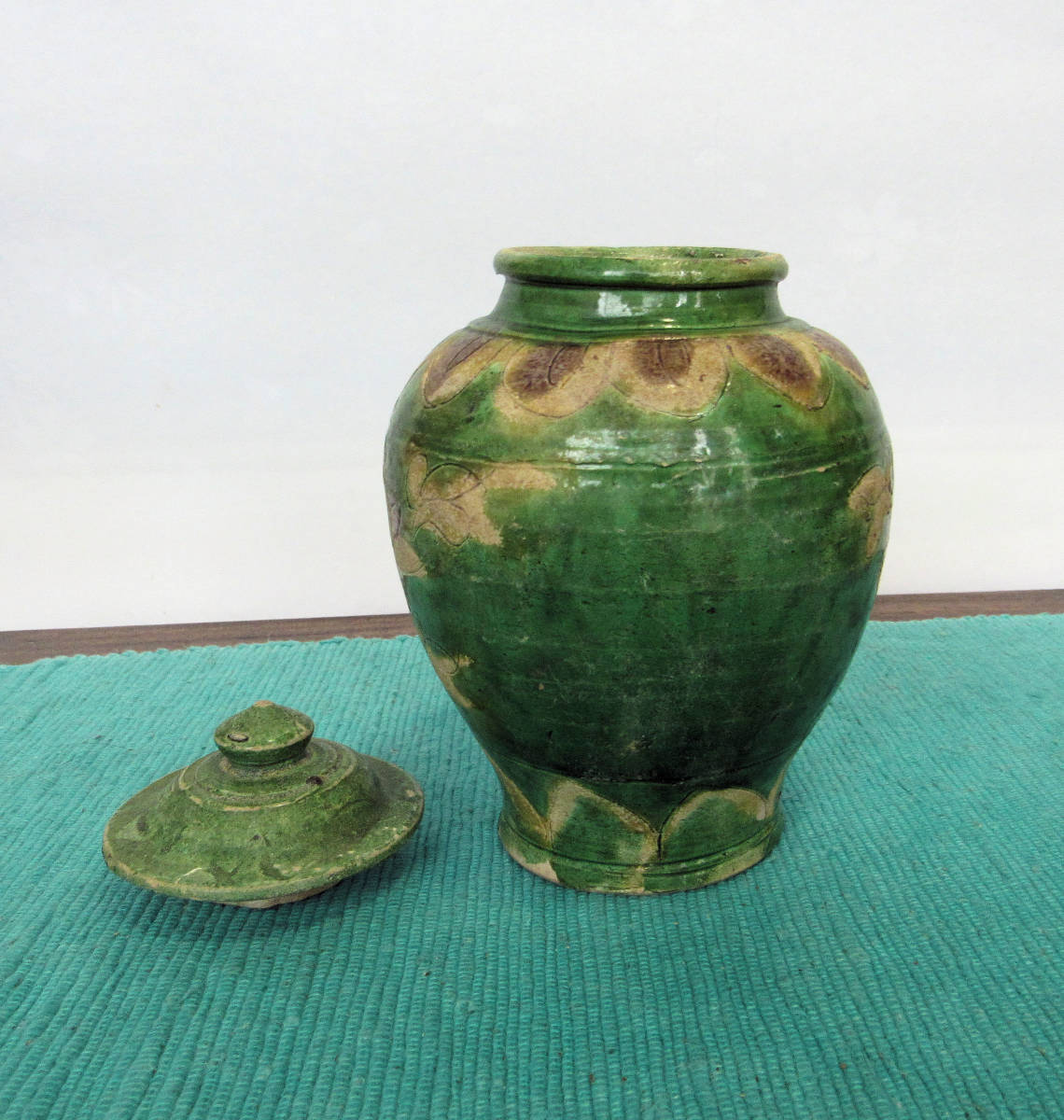 骨董 アンティーク 陶磁器 中国 唐代 唐三彩壺 茶道具 | normanhubbard.com