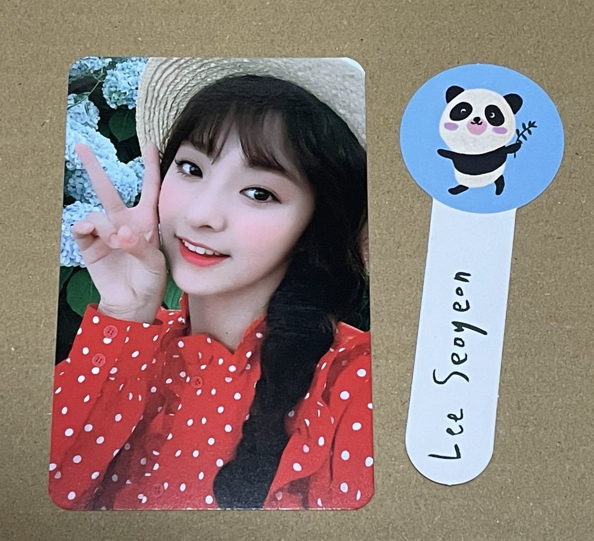  including carriage trading card fromis_9nagyonNA GYUNG / book Mark soyonSeoyeon / To. Day