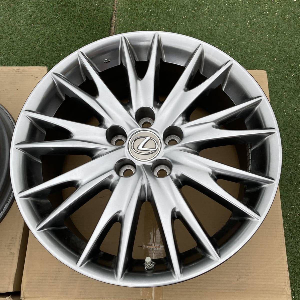 レクサス GS バージョンL純正ホイール 18インチ 4本セット 品 美品