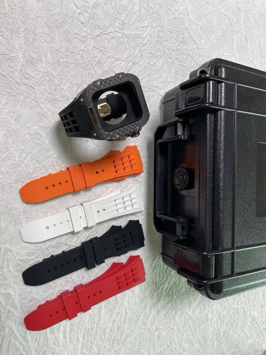 Apple Watch Series 8 7 6 5 4 SE (44mm 45mm)用バンド4色4本付き