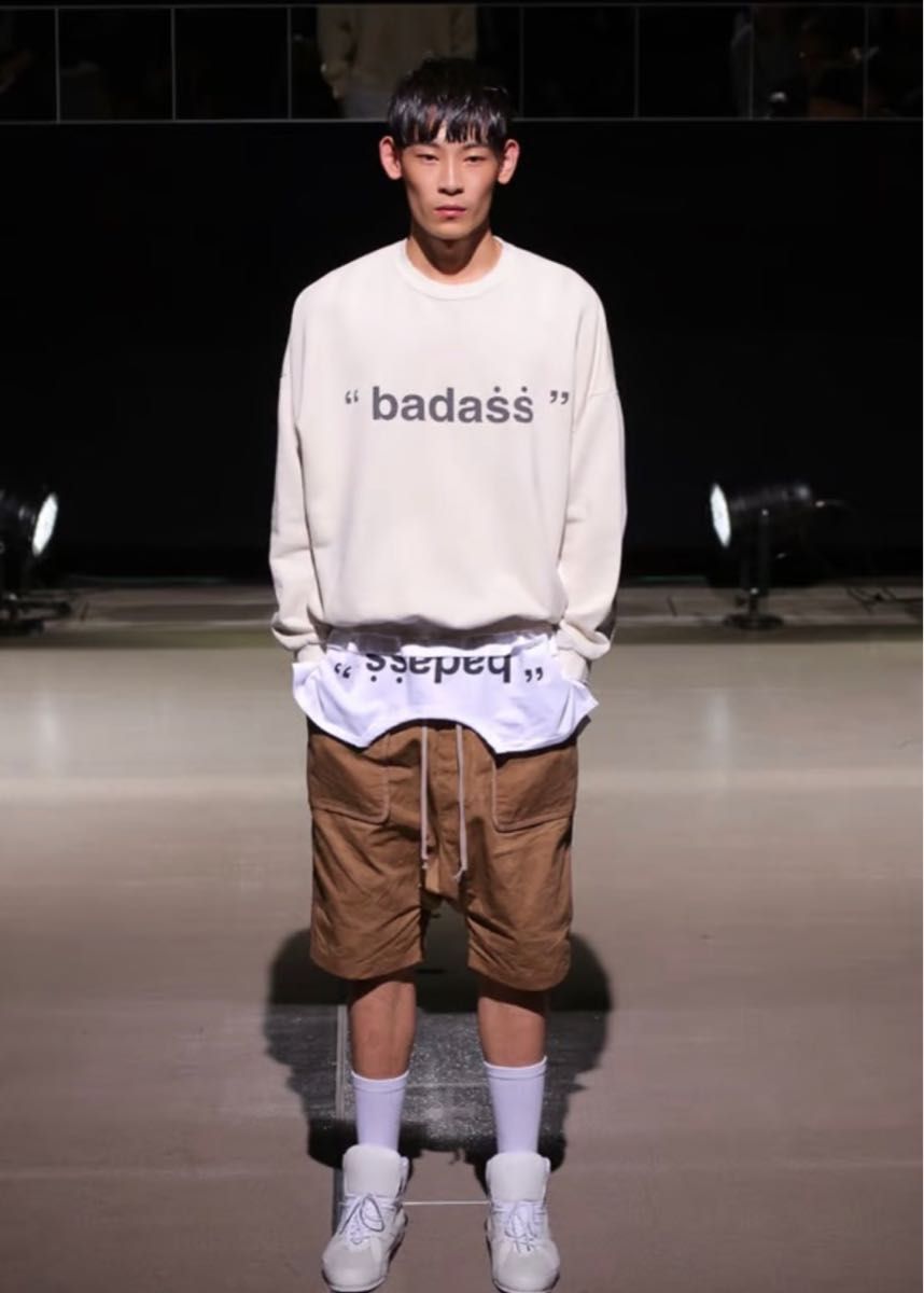 DISCOVERED 17SS ダメージ加工スウェット "badass"