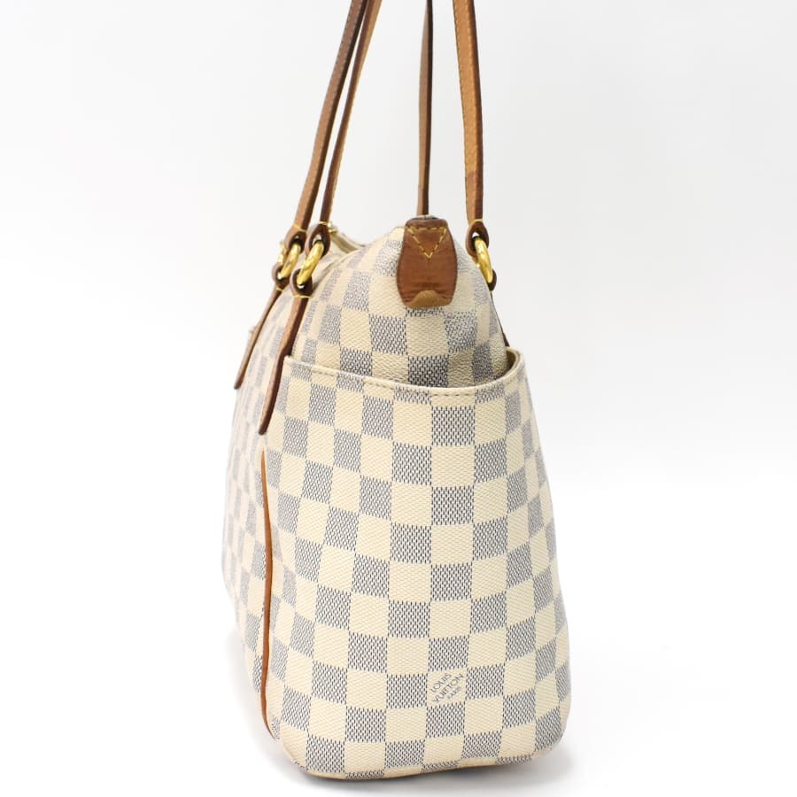 1点限定 ルイヴィトン トータリーPM トート ショルダーバッグ N51261 ダミエアズール ホワイト系 LOUIS VUITTON Totally_画像2