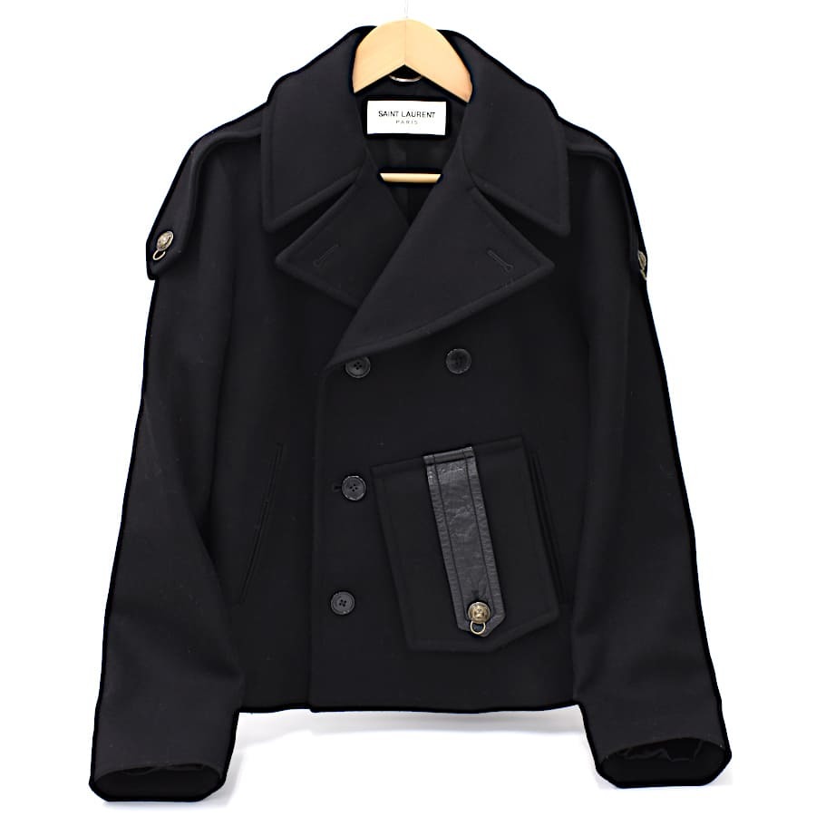 1点限定 サンローラン ジャケット アウター Pコート 469647 #42 ウール