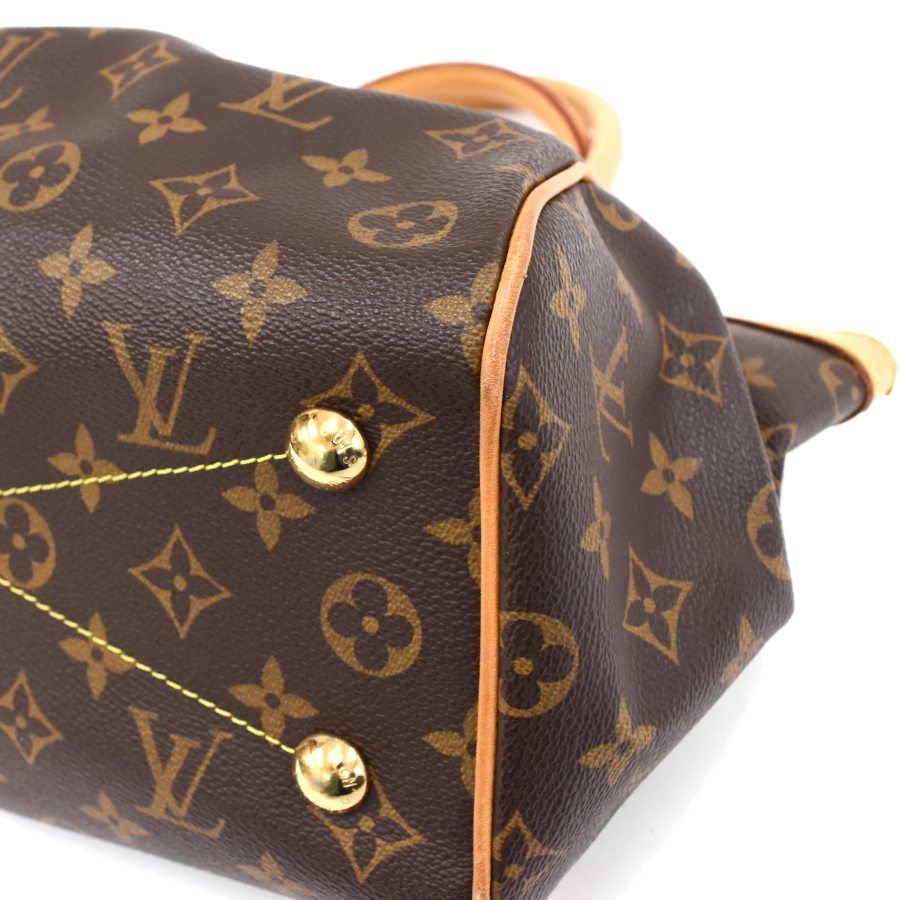 1点限定 ルイヴィトン ティボリPM ハンドバッグ M40143 モノグラム ブラウン LOUIS VUITTON Tivoli PM_画像6