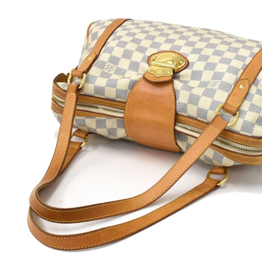 1点限定 ルイヴィトン ショルダーバッグ ストレーザーPM N42220 ダミエアズール キャンバス アイボリー LOUIS VUITTON_画像7