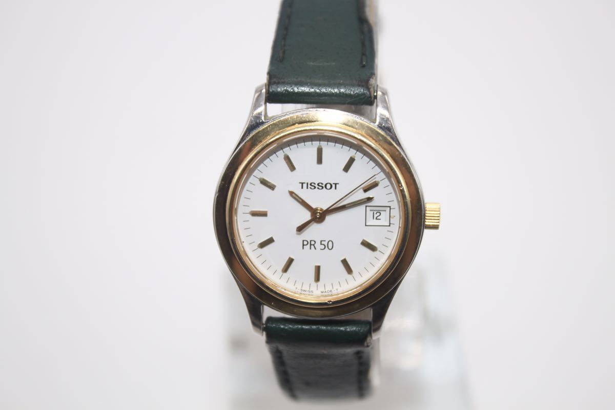 TISSOT PR レディース 腕時計 クォーツ 稼働中 スイス製ティソ
