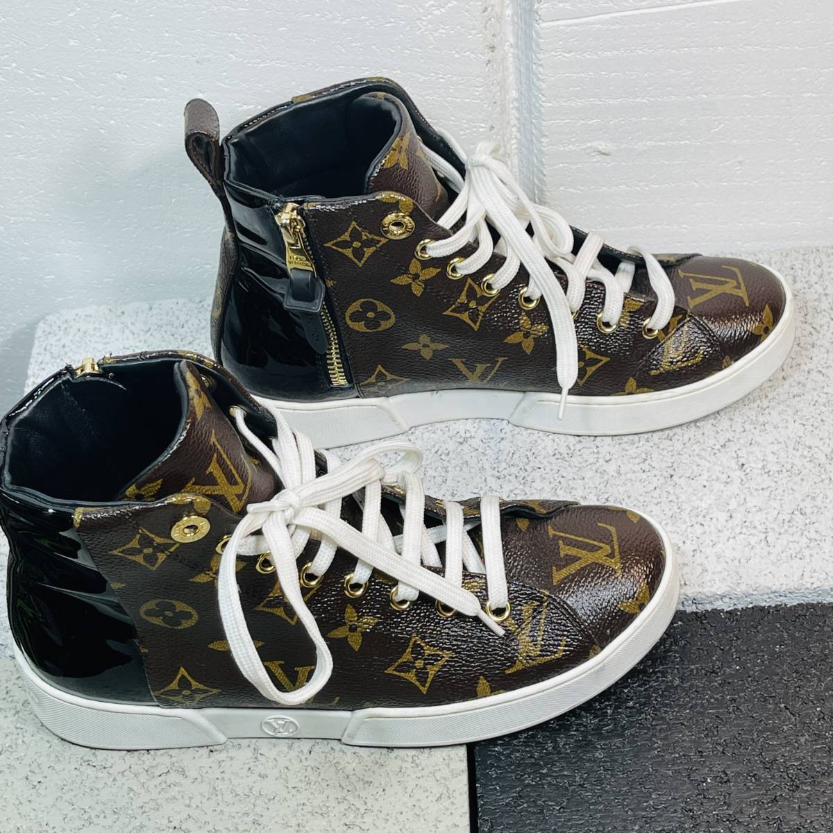 Louis Vuitton ルイ・ヴィトン スニーカー 美品 ハイカットスニーカー