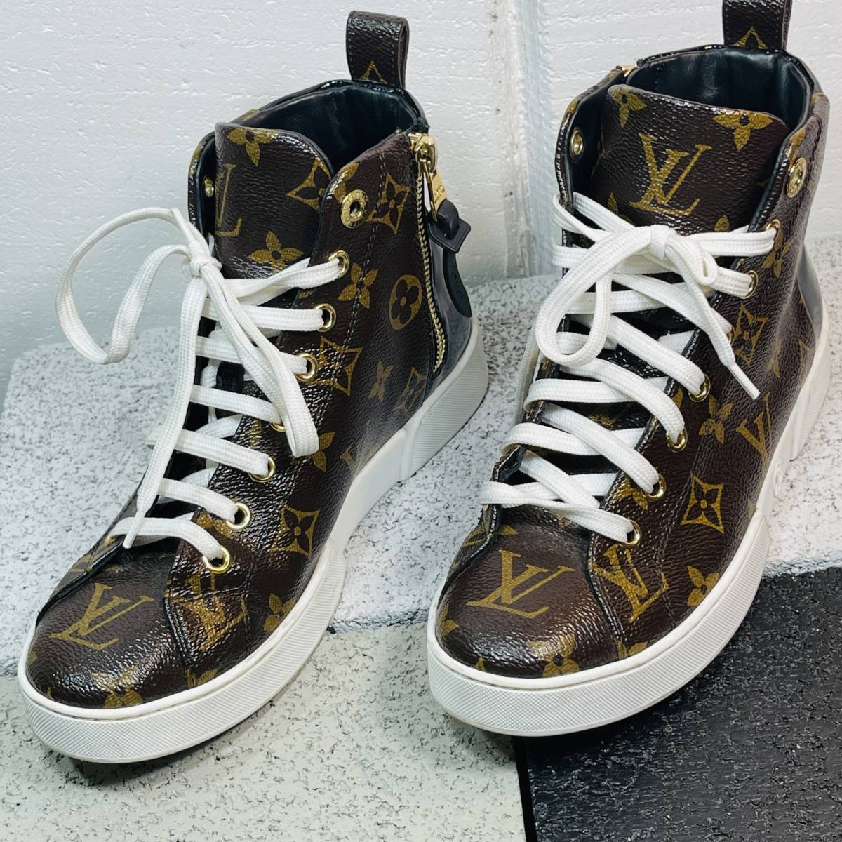 Louis Vuitton ルイ・ヴィトン スニーカー 美品 ハイカットスニーカー