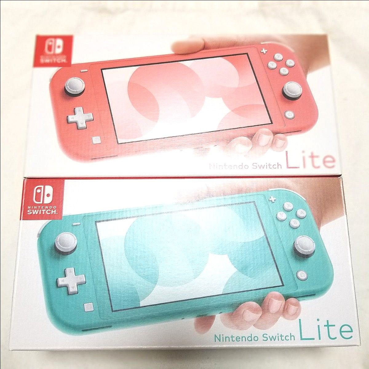 Nintendo Switch Lite 未使用 2台セット コーラル ターコイズ 任天堂 ニンテンドースイッチライト