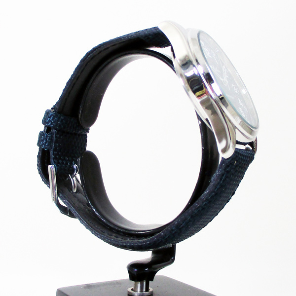 送料無料 シチズン ファルコン 腕時計 日本製ムーブメント ナイロン/革ベルト ネイビー/紺 QB38-315/2105 メンズ 紳士_画像8