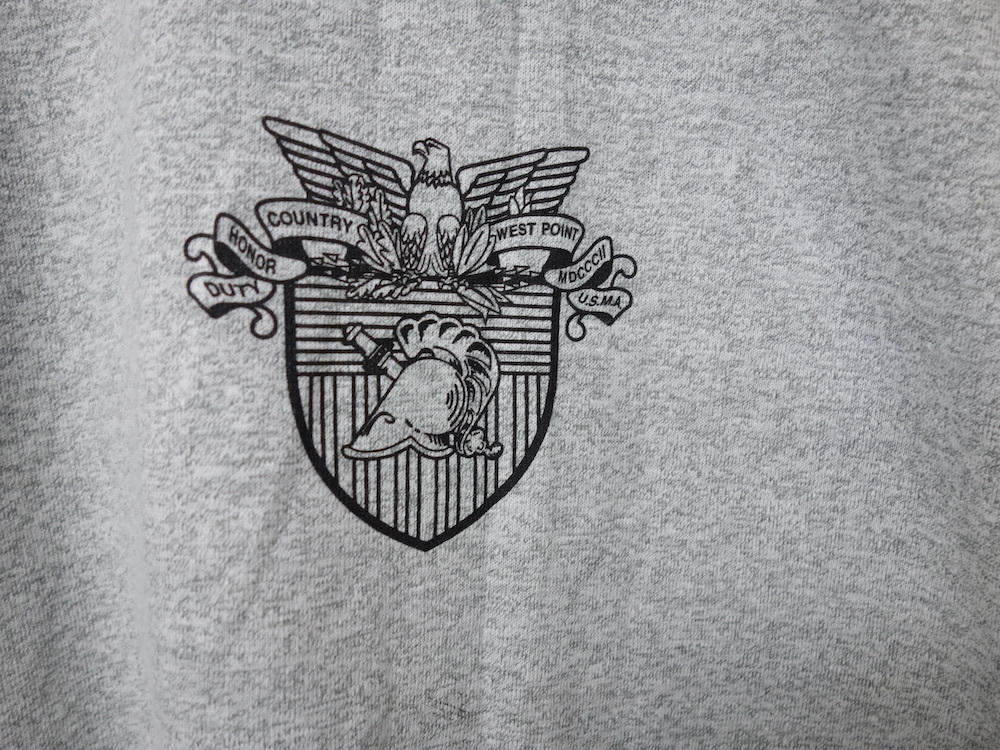 U.S.ARMY USMA PFU トレーニング Tシャツ DEAD STOCKの画像3