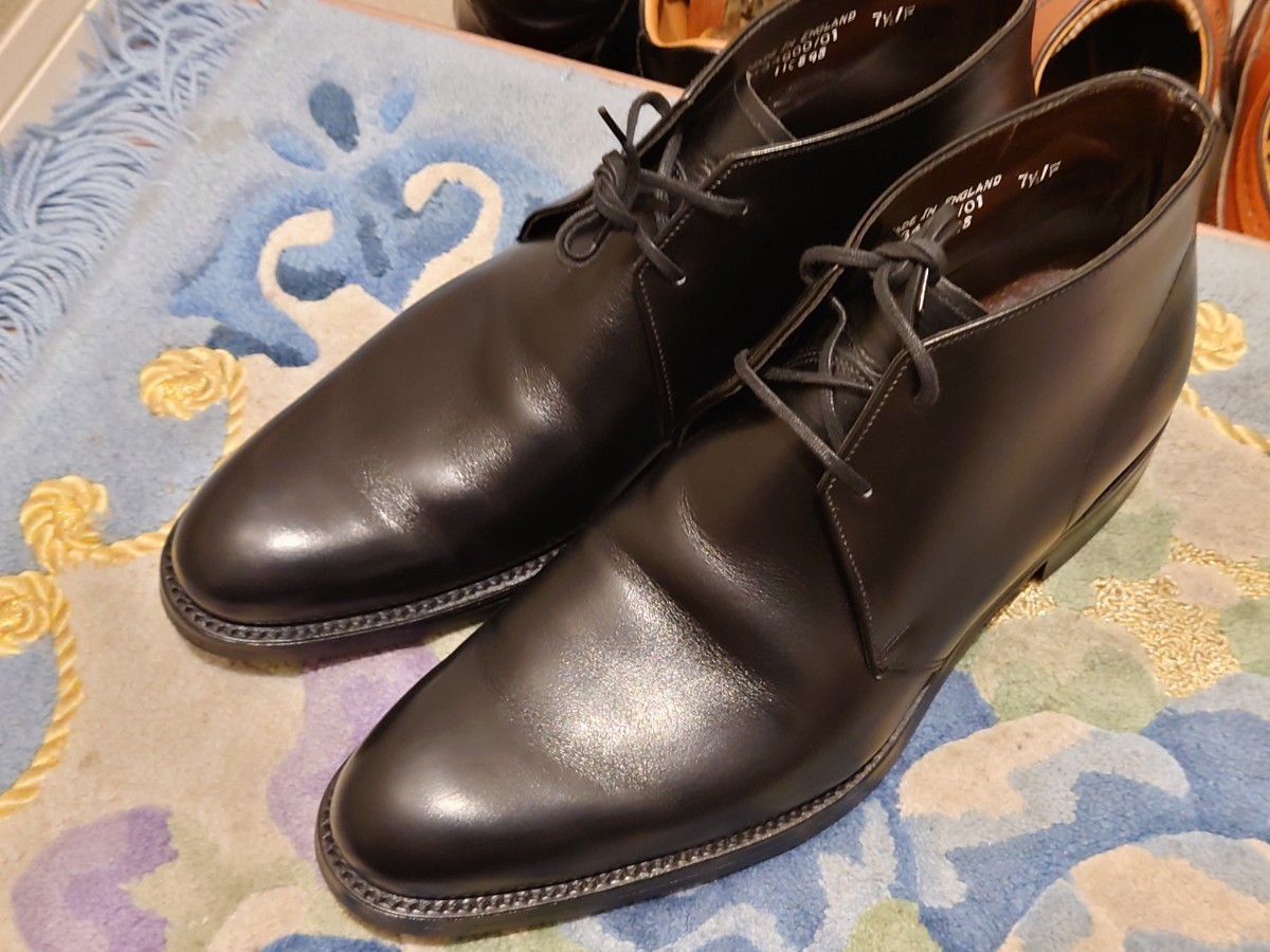 Grenson チャッカブーツ skipton 7.5F ダイナイトソール グレンソン カーフ