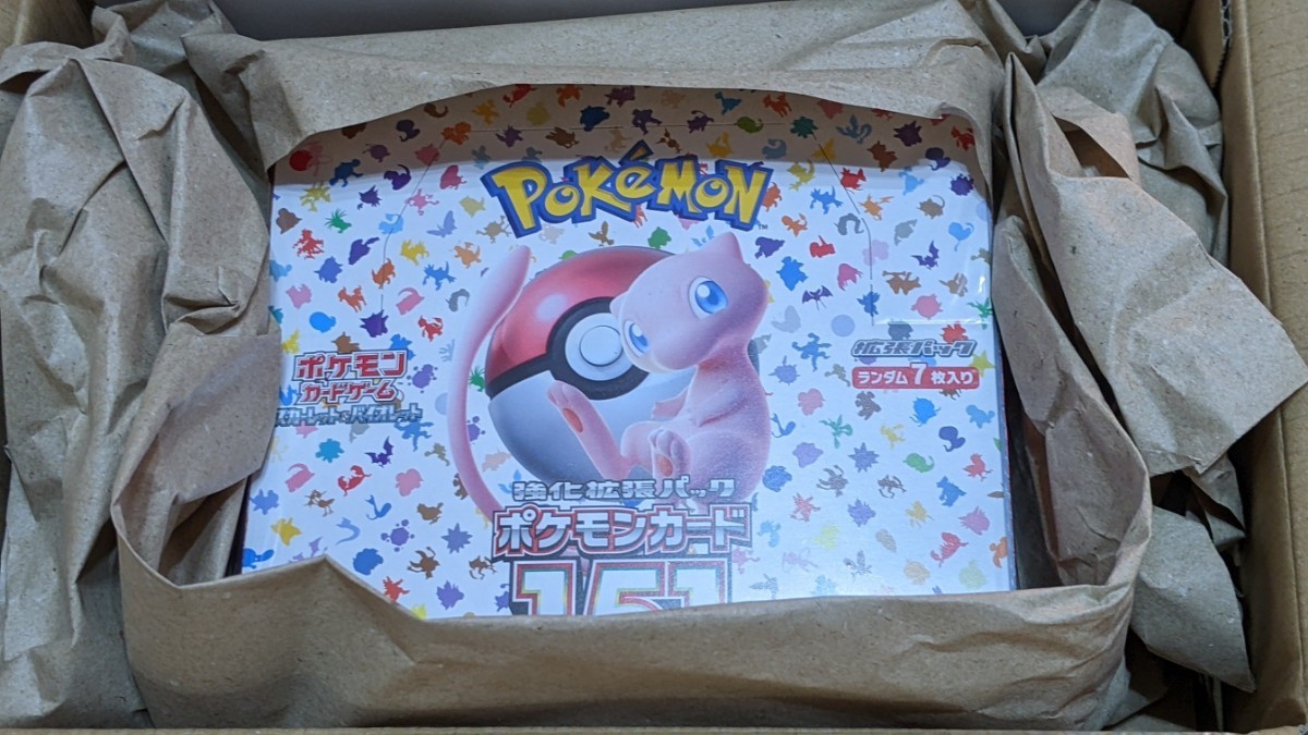 ポケセン産 ポケモンカード151 新品シュリンク付1box 新品未開封!! の