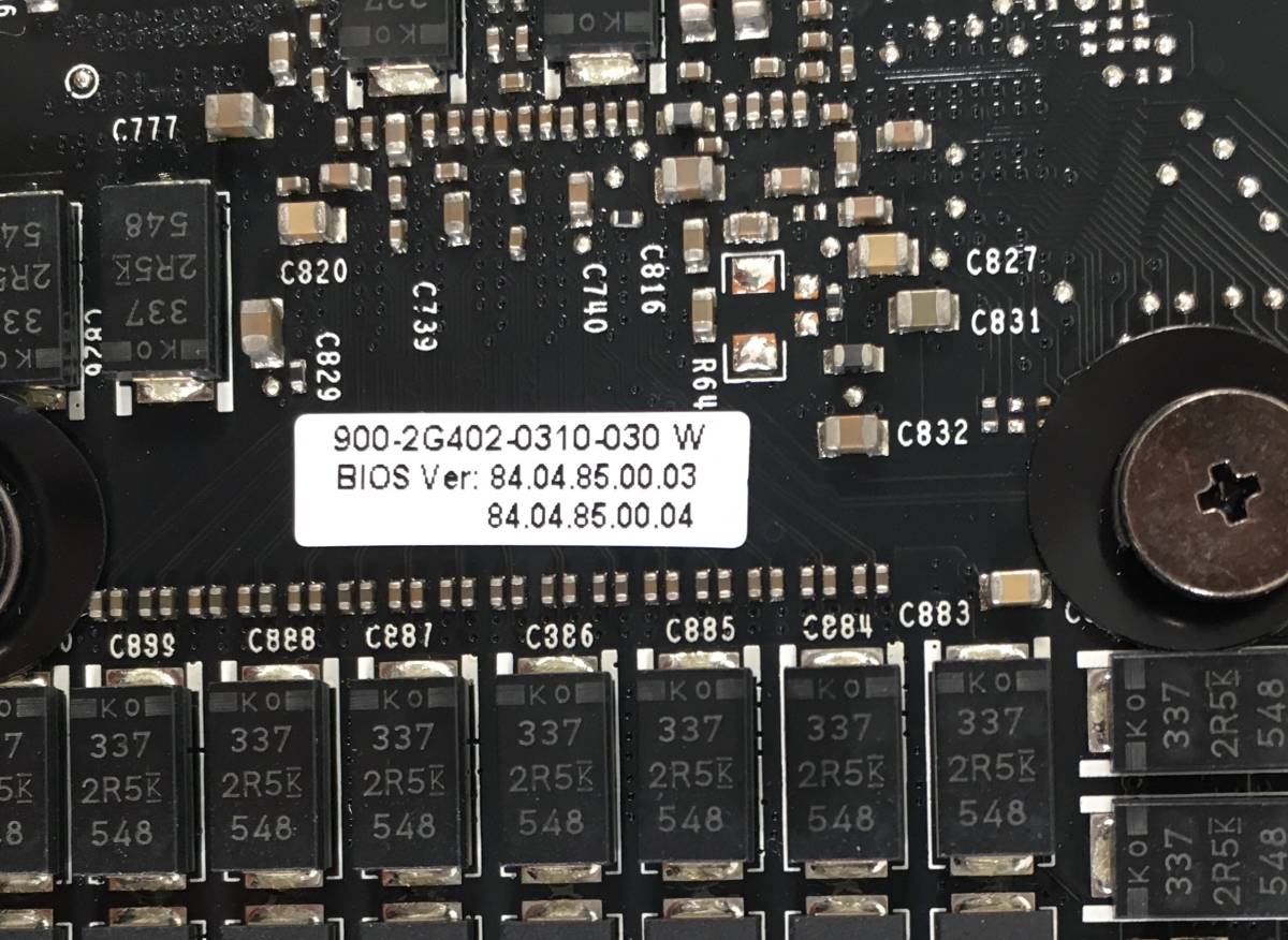 SWYH01-NVIDIA Tesla M60 16GB Maxwell GDDR5 PCI-E GPU Accelerator 699-2G402-0060-310※動作美品※電源 ケーブル 030-0571-000付きの画像7
