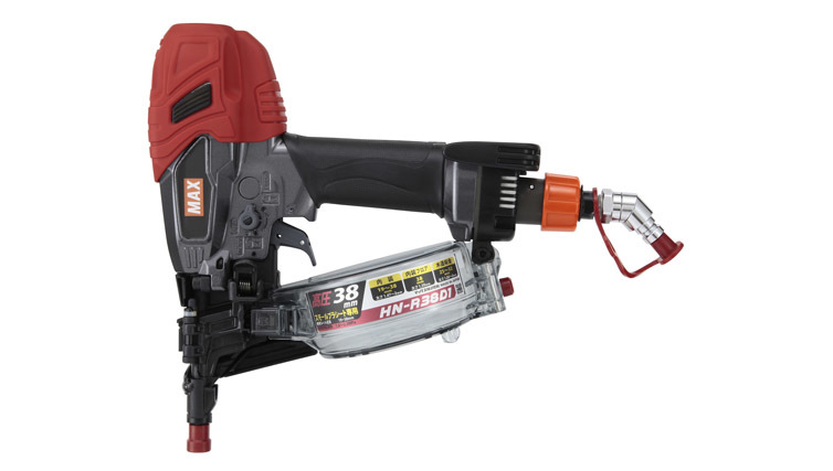 2年保証付! 送料無料! マックス HN-R38D1 38mm 高圧エア プラシート