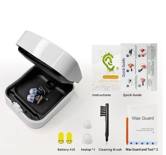  prompt decision # wireless hearing aid Mini in bijibru hearing sound amplifier left right hearing aid set 