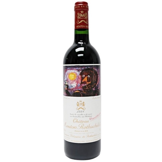 ★RR96点★ 米国直行便 7dayswine.com 1998 シャトー ムートン ロートシルト ロスチャイルド Chateau Mouton Rothschild 5大シャトー_画像1