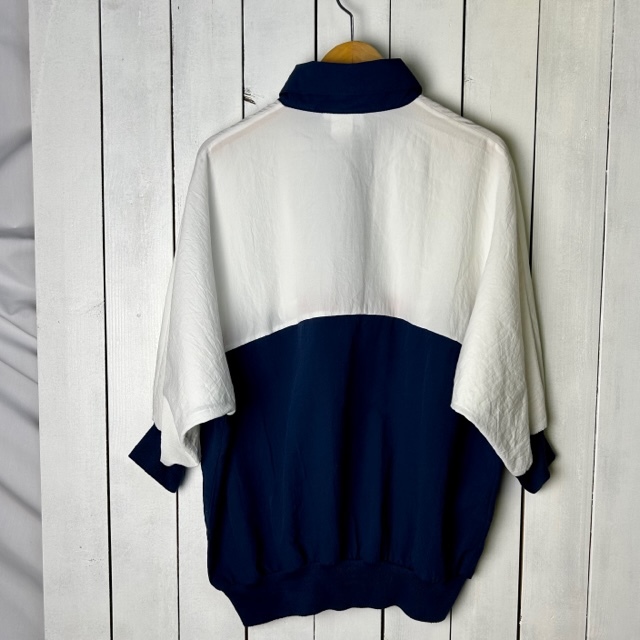 sh 506 USA古着 80s~ USA製 切り替え プルオーバー シャツカットソー L~XL トリコロール オールド ヴィンテージ アメリカ古着 薄手 5分袖|PayPayフリマ USA古着 80s USA製 シワ加工 ワイド ドルマンカットソー オールド