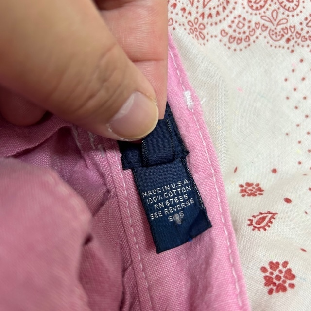 USA古着 80s~90s USA製 Ralph Lauren シャンブレー フレアロング