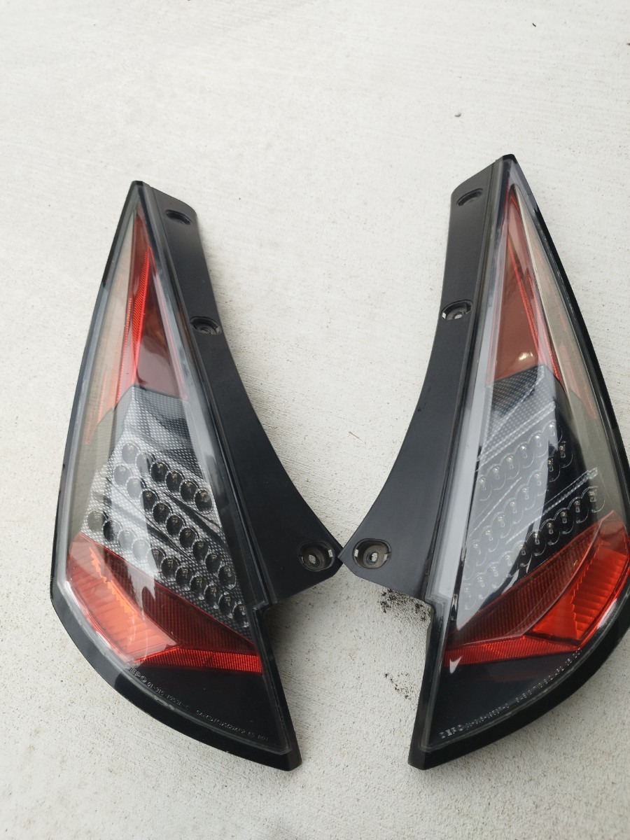 フェアレディZ z33 社外 前期 LED テールランプ 左右セット カーボン柄