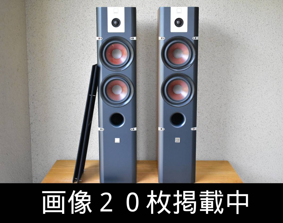 DALIdaliLEKTOR 6rek tall pair serial same number spike attaching wood fibre corn tallboy speaker image 20 sheets publication middle 