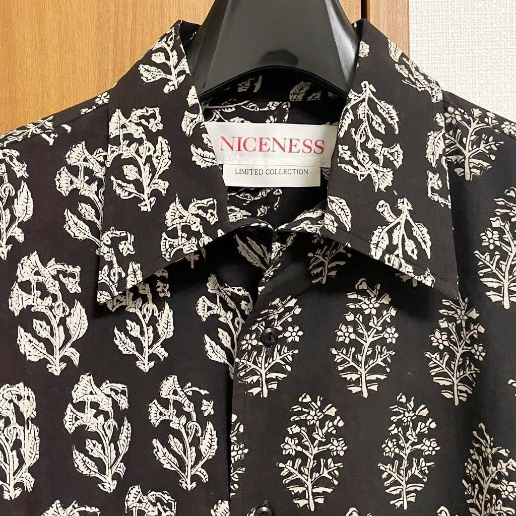 新品未使用】NICENESS 22AW LEE (Flower) M ナイスネス リー シャツ