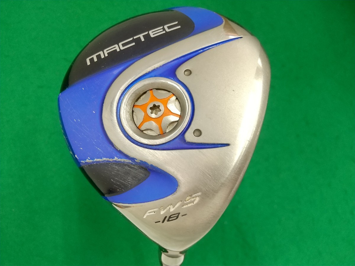 【05】【FW】【即決価格】マグレガー MACTEC FS101(2010)/5W(18度)/MACTEC FS4851N(BLUE)/フレックス R/メンズ 右_画像1