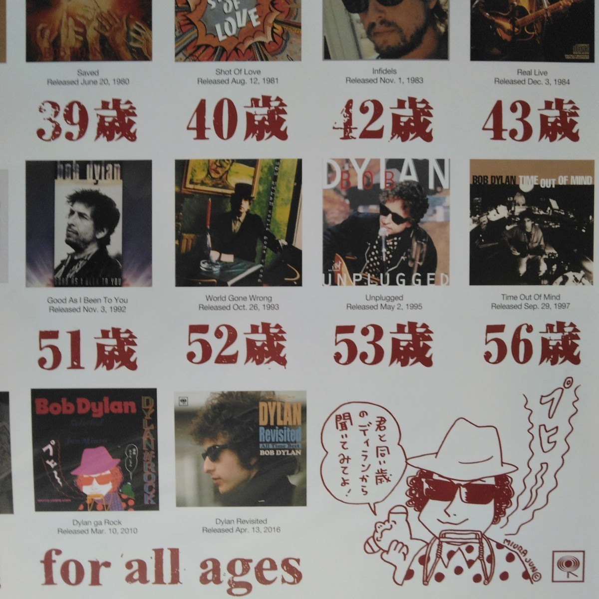 BOB DYLAN ボブ・ディラン 関連商品購入特典ポスター B2サイズ