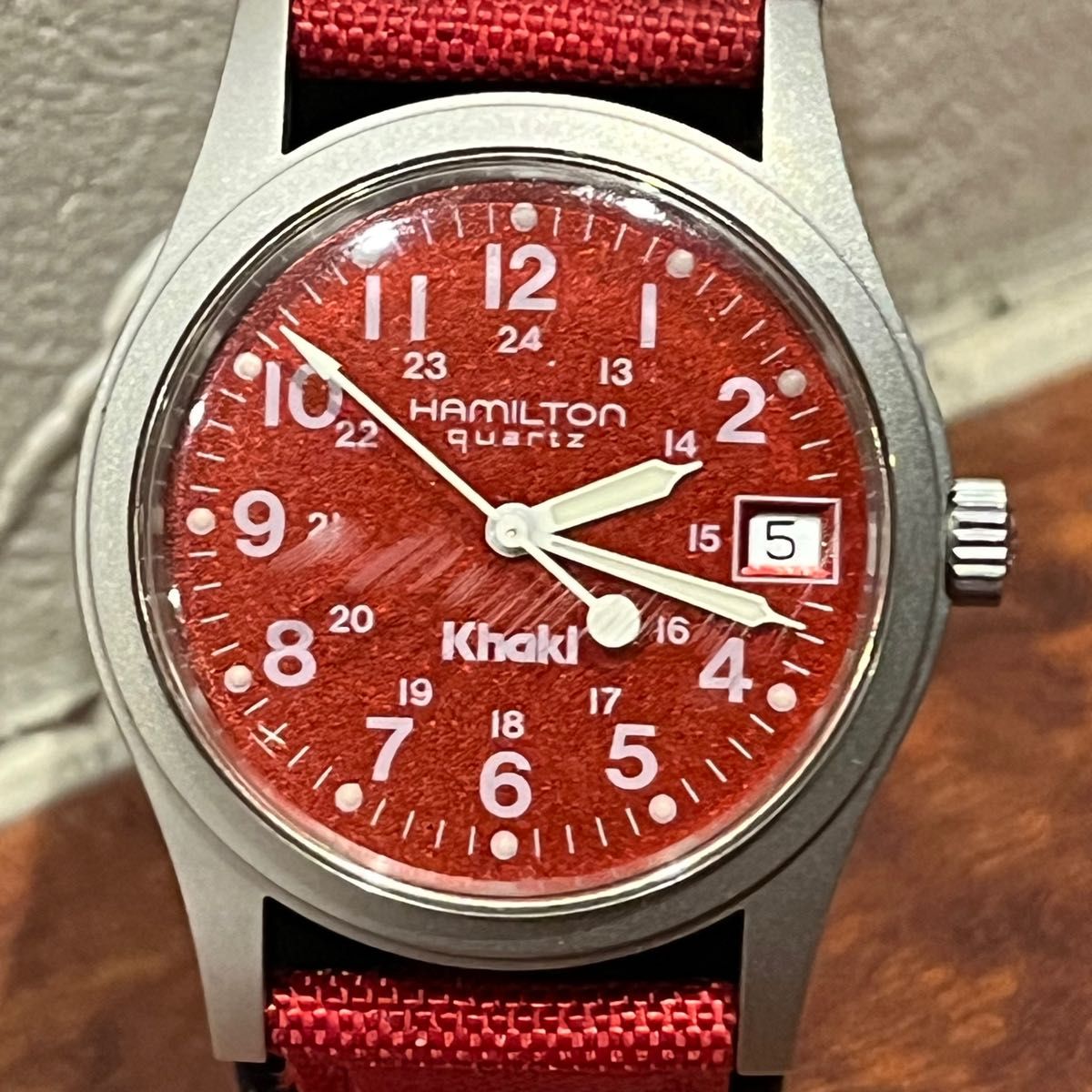 HAMILTON ハミルトン Khaki カーキ 9797 デイト クォーツ HAMILTON ハミルトン Khaki カーキ 9797 デイト クォーツ