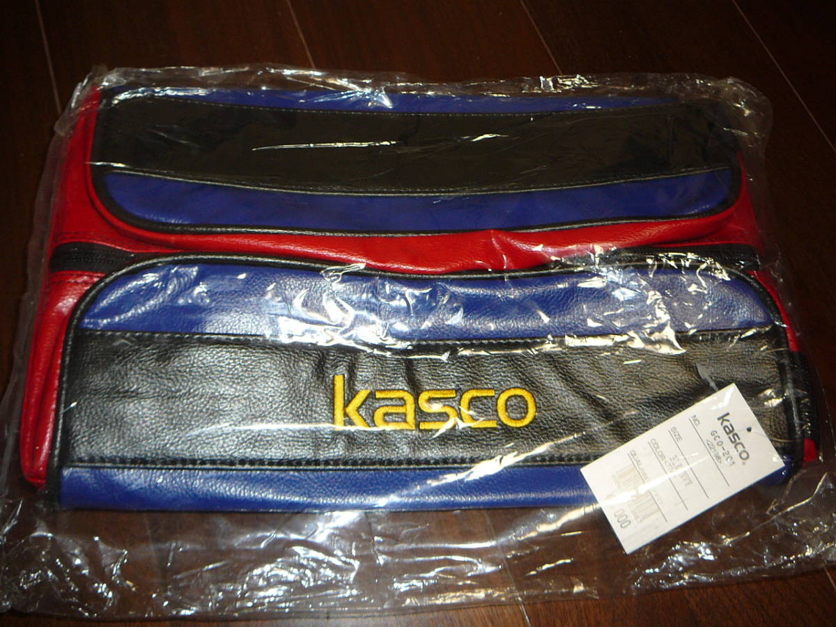 新品未使用　Kasco　シューズバッグ　合成皮革（PVC)　定価７０００円_画像2