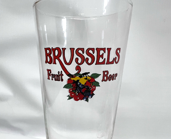 ビアグラス BRUSSELS Fruit Beer 6個セット コップ グラス ビールグラス 高さ21.7cm ブリュッセル フルーツビール 札幌市 豊平区_画像5