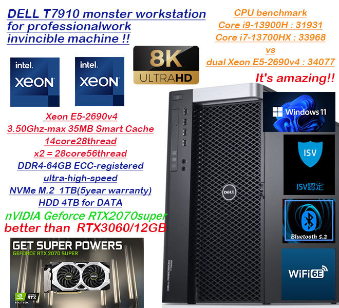 初期保証 i7-11700相当128GB SSD2TB Quadro M4000 - 通販 - azenco.co.uk